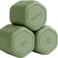 3-Pack Magnetic Travel Cosmetic Dispenser Bottles | Portable Travel Dispenser Bottles Babs Plastic 3pcs green 3pcs