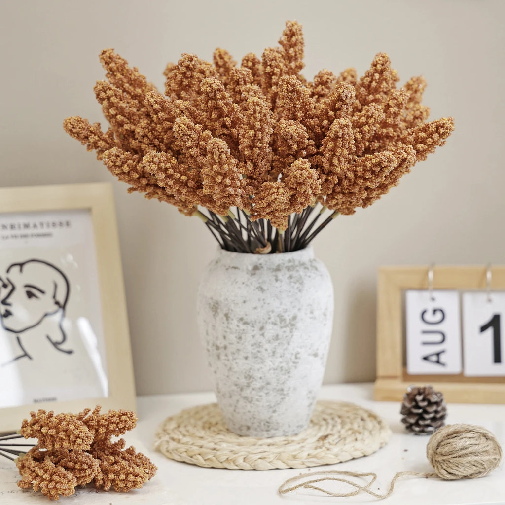 Silk Artificial Chrysanthemum Flower Branch – Wedding & Home Décor Artificial Silk Flower Babs