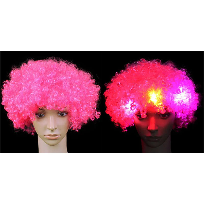 LED Light-Up Clown Headband Flashing Glow Party Accessory LED Party Headband Babs rosy