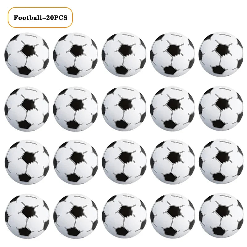 Inflatable Sports Balls Set – Beach, Pool & Party Toys for Kids Inflatable Sports Balls Babs Football-20PCS As shown