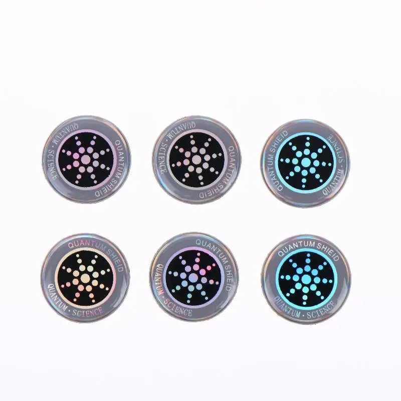 EMF Protection Stickers for Phone, Laptop & Tablet – 2/6 Pcs EMF Protection Sticker Babs 6pcs Silver