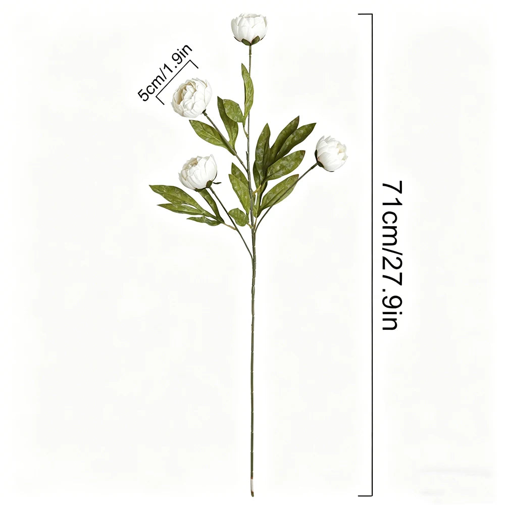 70CM Silk Peony Artificial Flower Bouquet – Wedding & Home Decor Artificial Flower Bouquet Babs