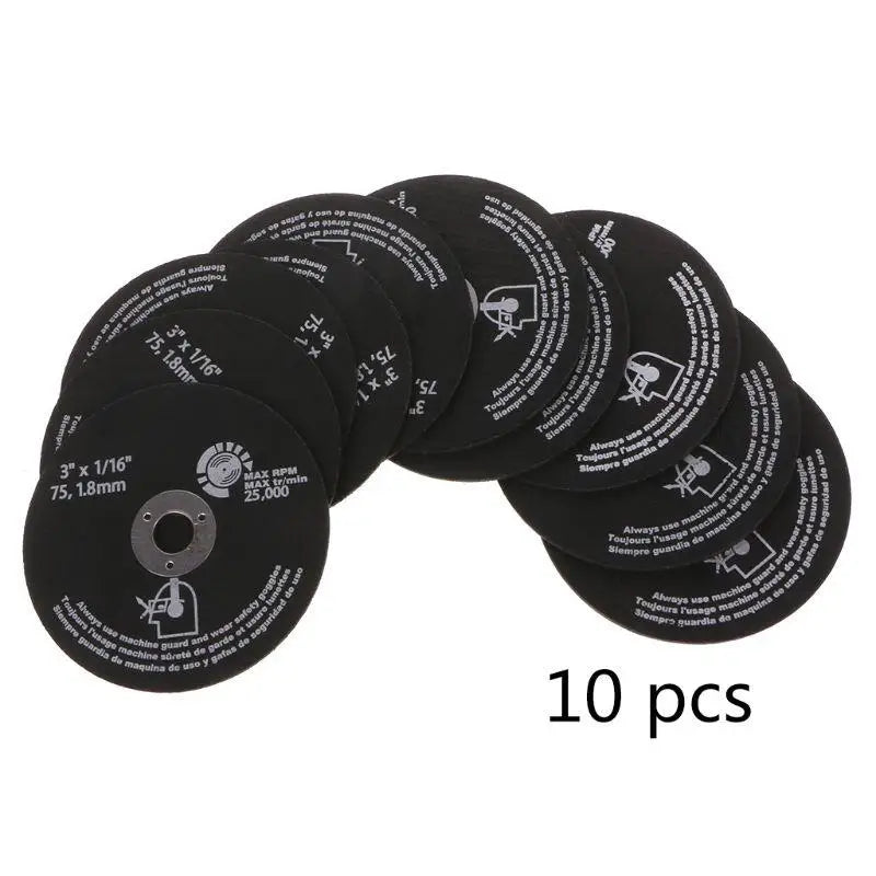 10-Pack 3-Inch Resin Grinding Wheel Cutting Discs for Metal Grinding Wheel Blades Babs 10pcs