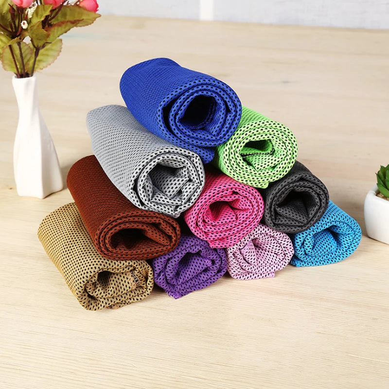 Cooling Microfiber Sports Towel for Yoga, Gym & Outdoors Cooling Sports Towel Babs