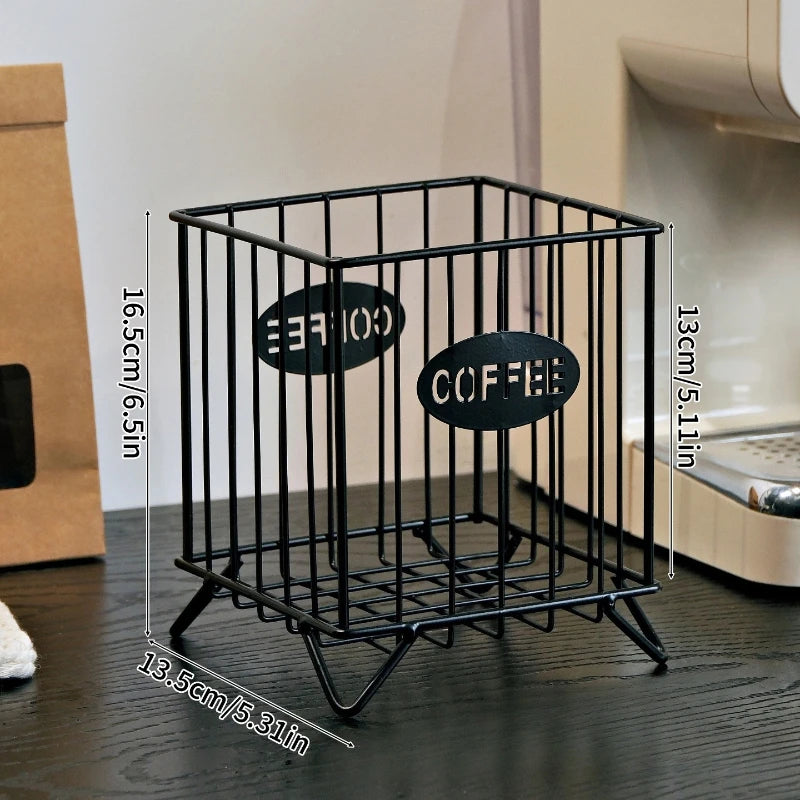 Metal Fruit & Storage Basket – Multifunction Home Organizer Storage Basket Babs Black
