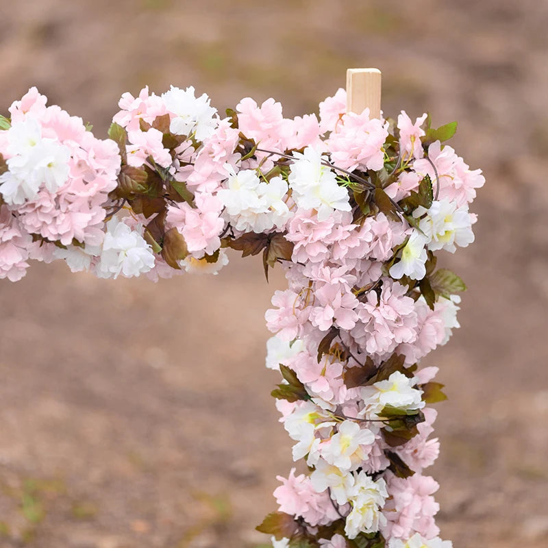 230cm Artificial Cherry Blossom Sakura Garland | Silk Vine Artificial Flower Garland Babs