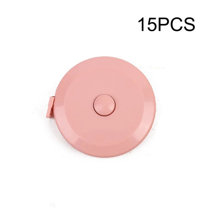 Portable Soft Tape Measure 1.5m – Auto-Retract, Dual Scale Soft Tape Measure Babs P 15PCS