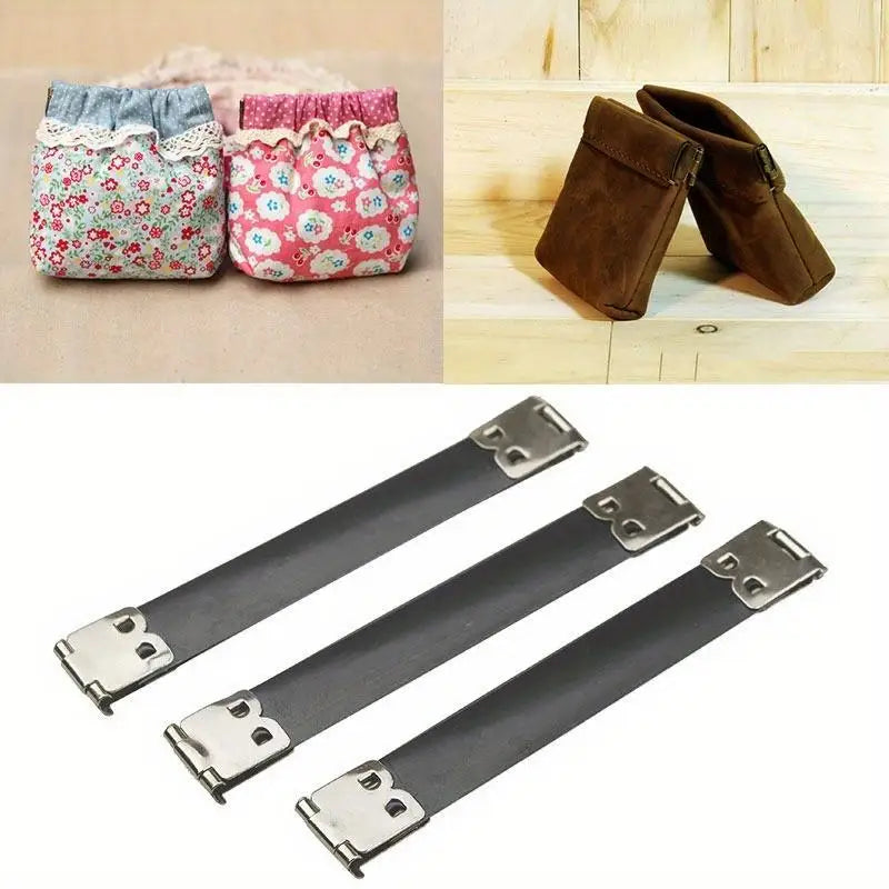 10Pcs Vintage Metal Kiss Clasp Flex Frame for DIY Purse Bags Bag Sewing Hardware Babs