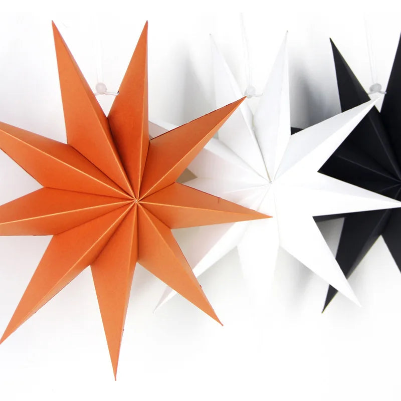 30cm Hanging Paper Stars & Flowers – DIY Party Decorations Paper Party Decorations Babs