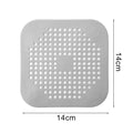Silicone Hair Stopper Drain Cover – Shower, Bathtub & Sink Drain Hair Stopper Babs Gray 1PC