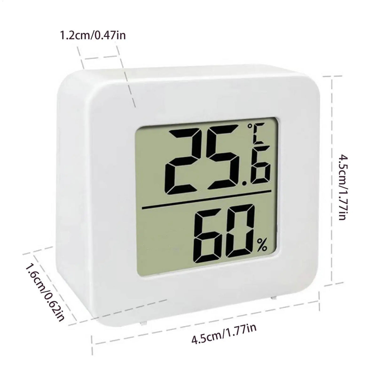 LCD Digital Indoor Thermometer & Hygrometer – Mini Humidity Gauge Indoor Thermometer Hygrometer Babs