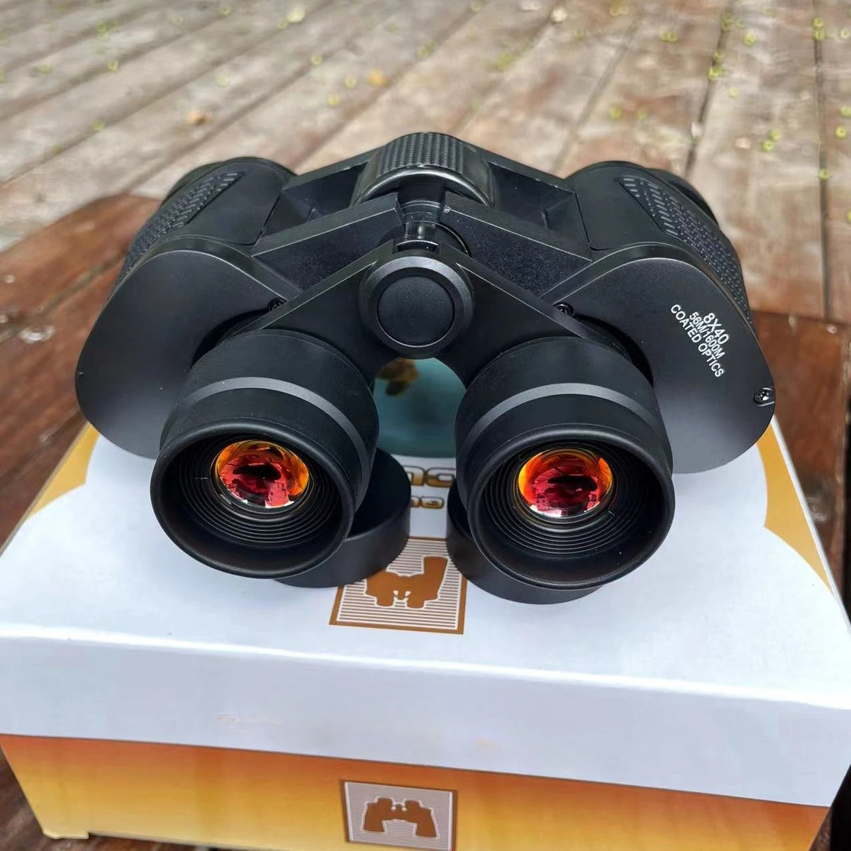 HD 8x36 Binoculars with Phone Adapter & Rangefinder HD Binoculars Babs 8x40