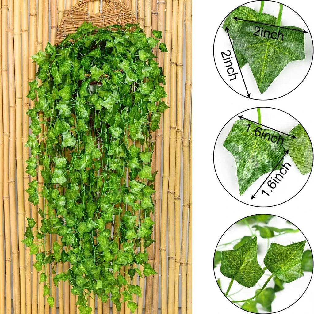 Artificial Ivy Garland – Green Hanging Vine Wall Decoration Artificial Ivy Garland Babs