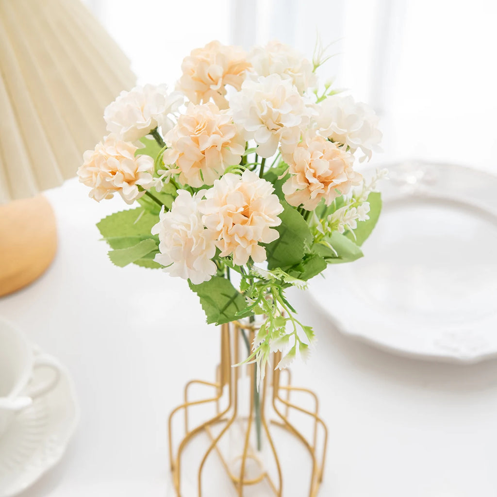 Silk Hydrangea Artificial Bouquet – Wedding & Home Decor Artificial Flower Bouquet Babs