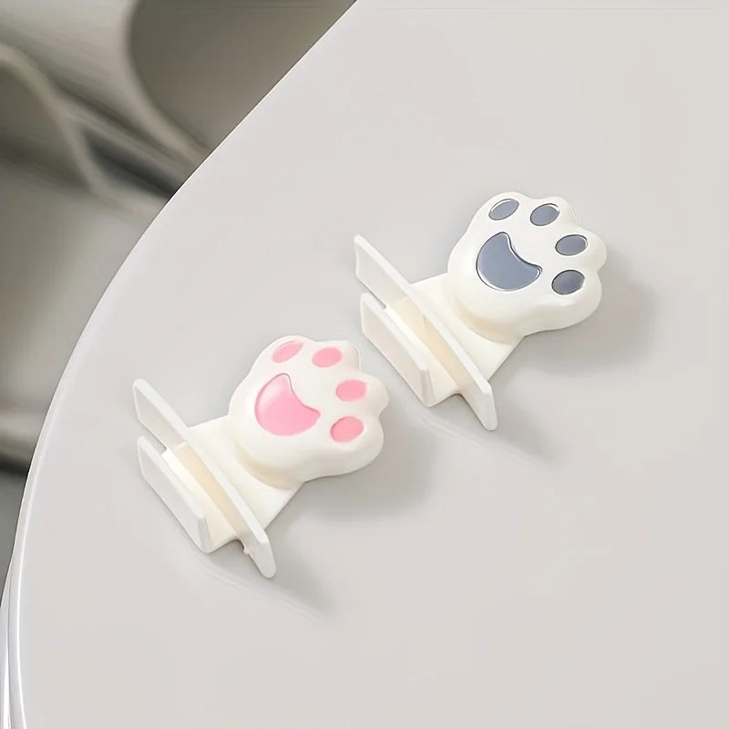 Cat Paw Toilet Seat Lifter – Hygienic Hands-Free Set of 2 Toilet Seat Lifter Babs