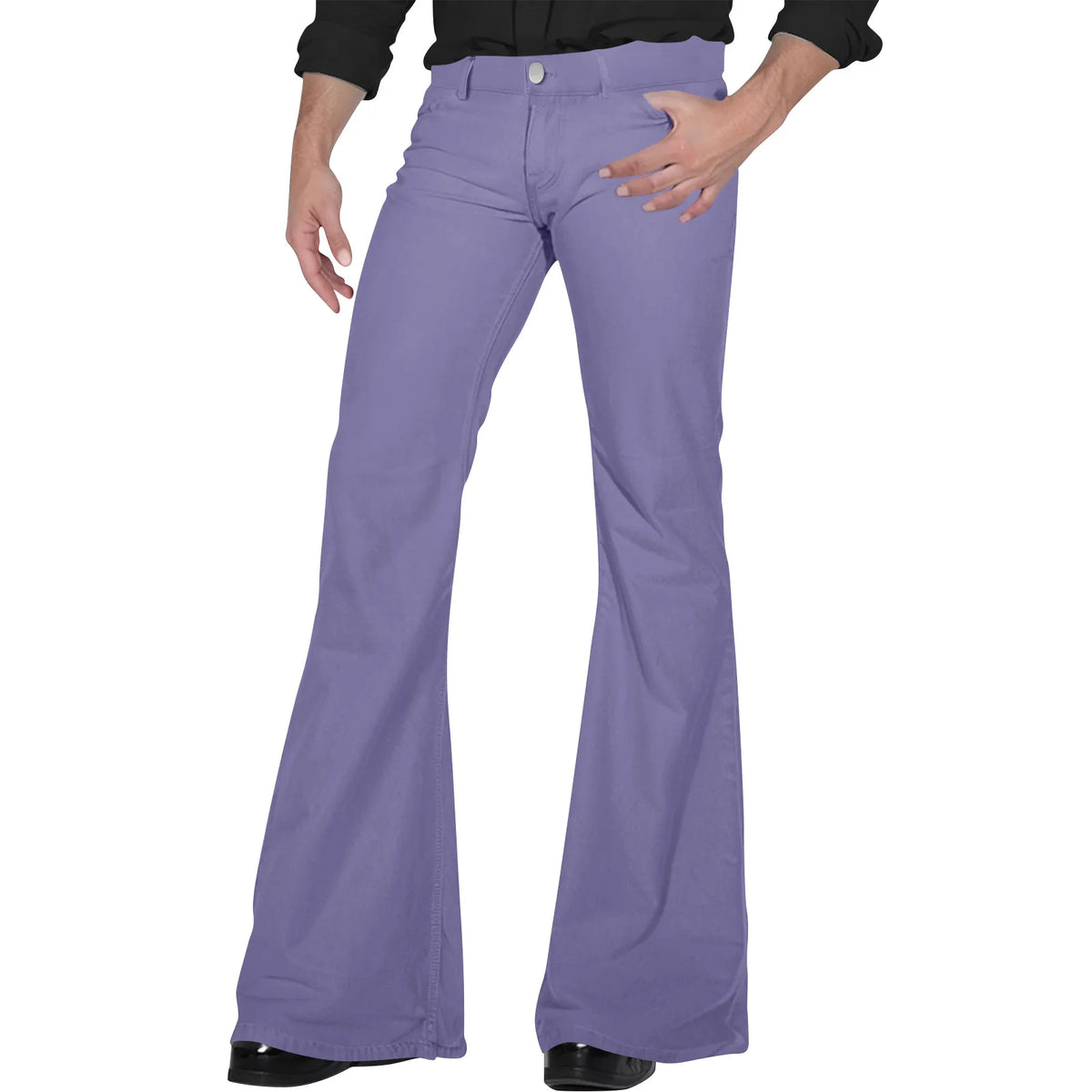 Men's Retro Disco Flare Pants – Bell Bottom Hip Hop Trousers Men's Flare Pants Babs