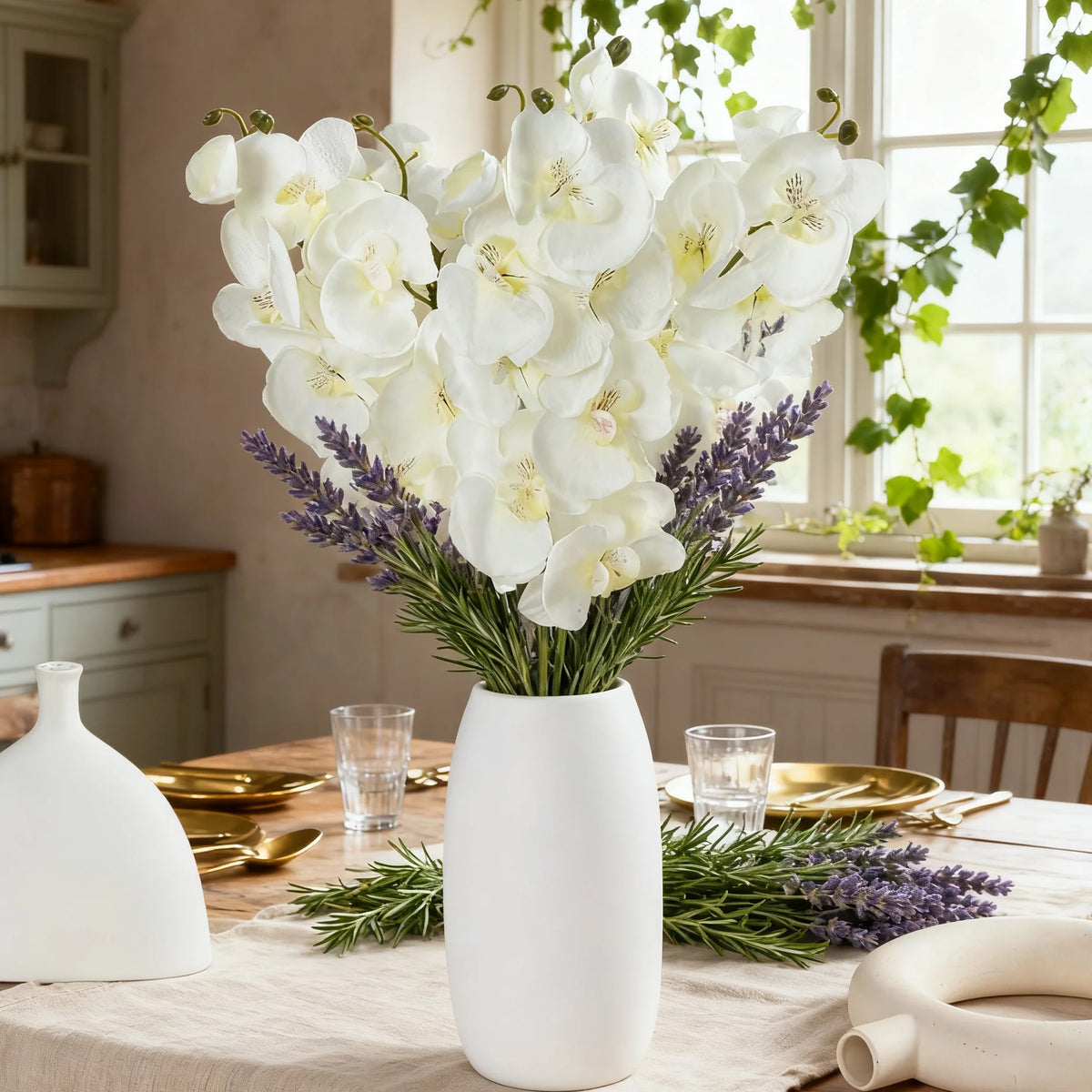 Artificial Butterfly Orchid Flowers – Wedding & Home Décor Artificial Flower Stems Babs