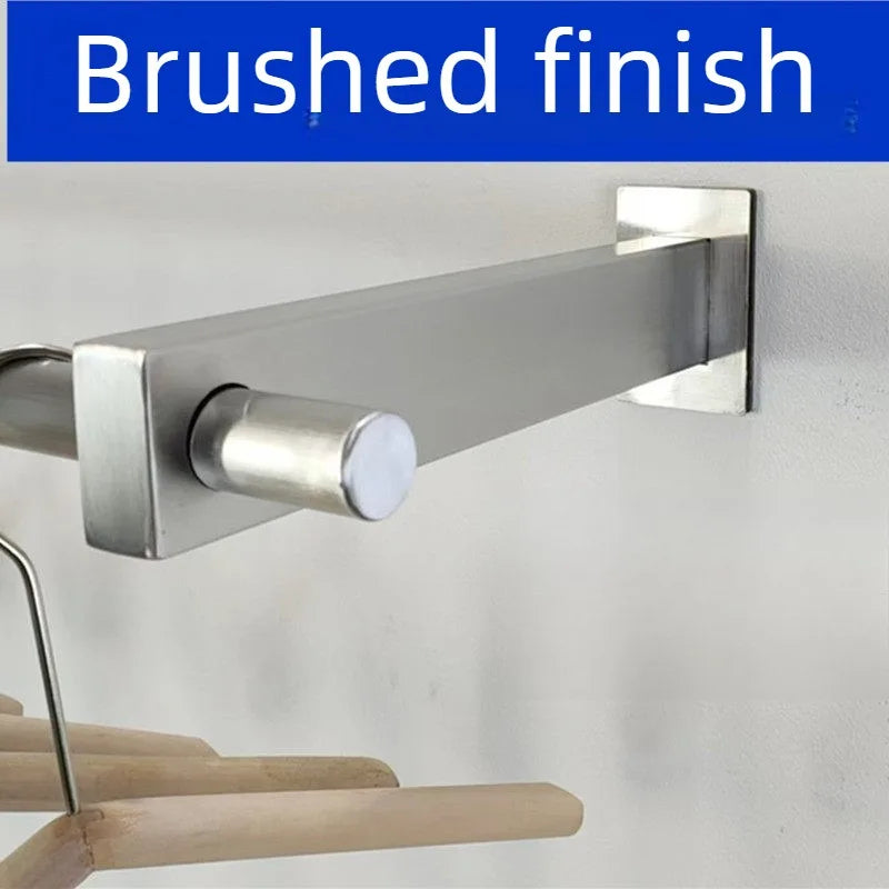 Wall Mounted Stainless Steel Coat Rack – Modern 2-Hook Hanger Wall Mounted Coat Rack Babs