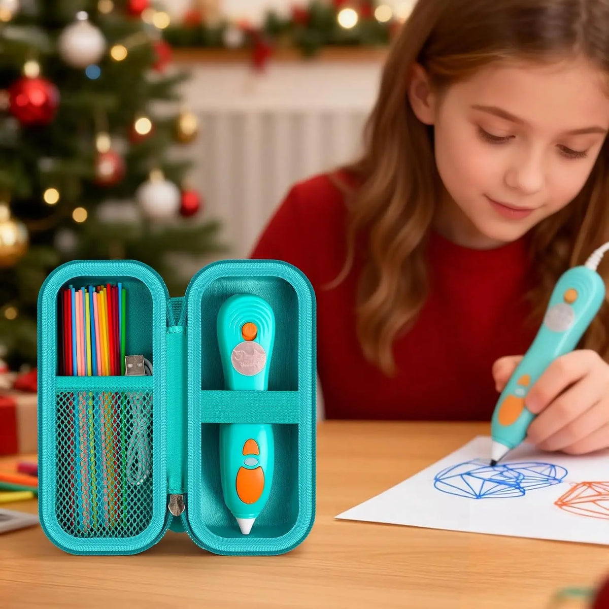 3D Pen Case for 3Doodler Start+ – Travel Organizer & Carrier 3D Pen Carry Case Babs
