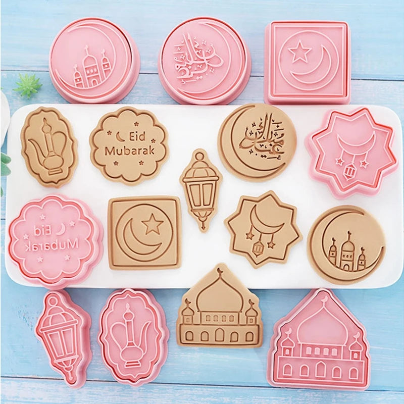 Eid Mubarak & Ramadan Cookie Cutter Set – Islamic Baking Molds Cookie Cutter Set Babs