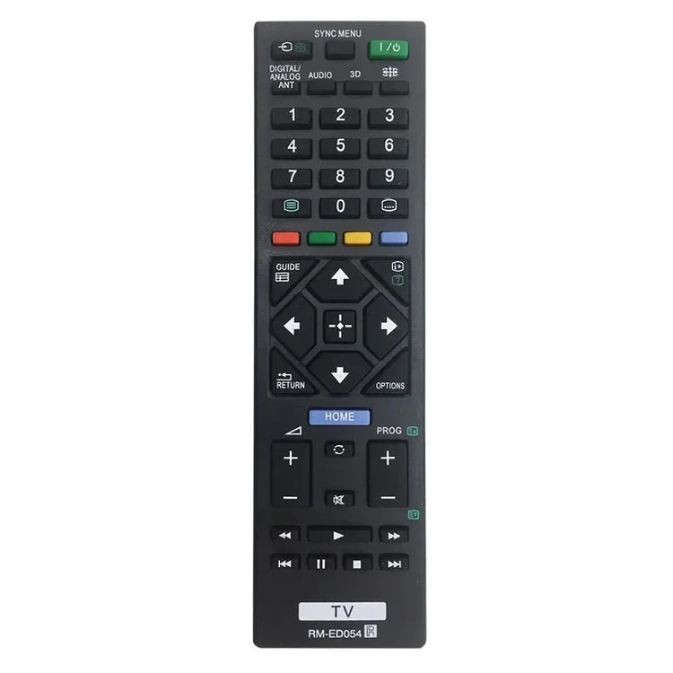 RM-ED054 Replacement Remote for Sony Bravia LCD TV TV Remote Control Babs black China Mainland