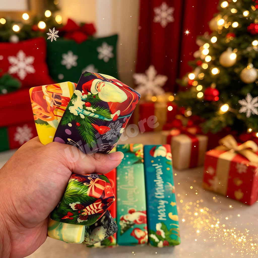 Christmas Slow Rising Squishy Butter Fidget Ball – Holiday Gift Squishy Fidget Toy Babs