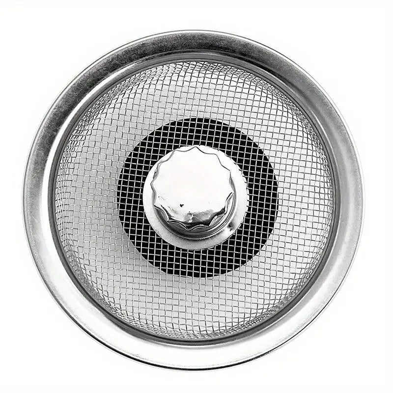 2-Pack Stainless Steel Drain Hair Catcher & Sink Strainer Drain Hair Strainer Babs