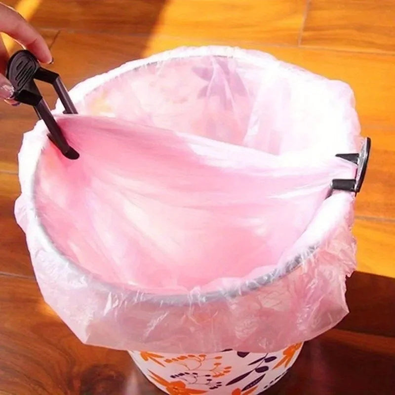 4pcs Trash Bag Holder Clips – Anti-Slip Bucket Retaining Clips Trash Bag Clips Babs