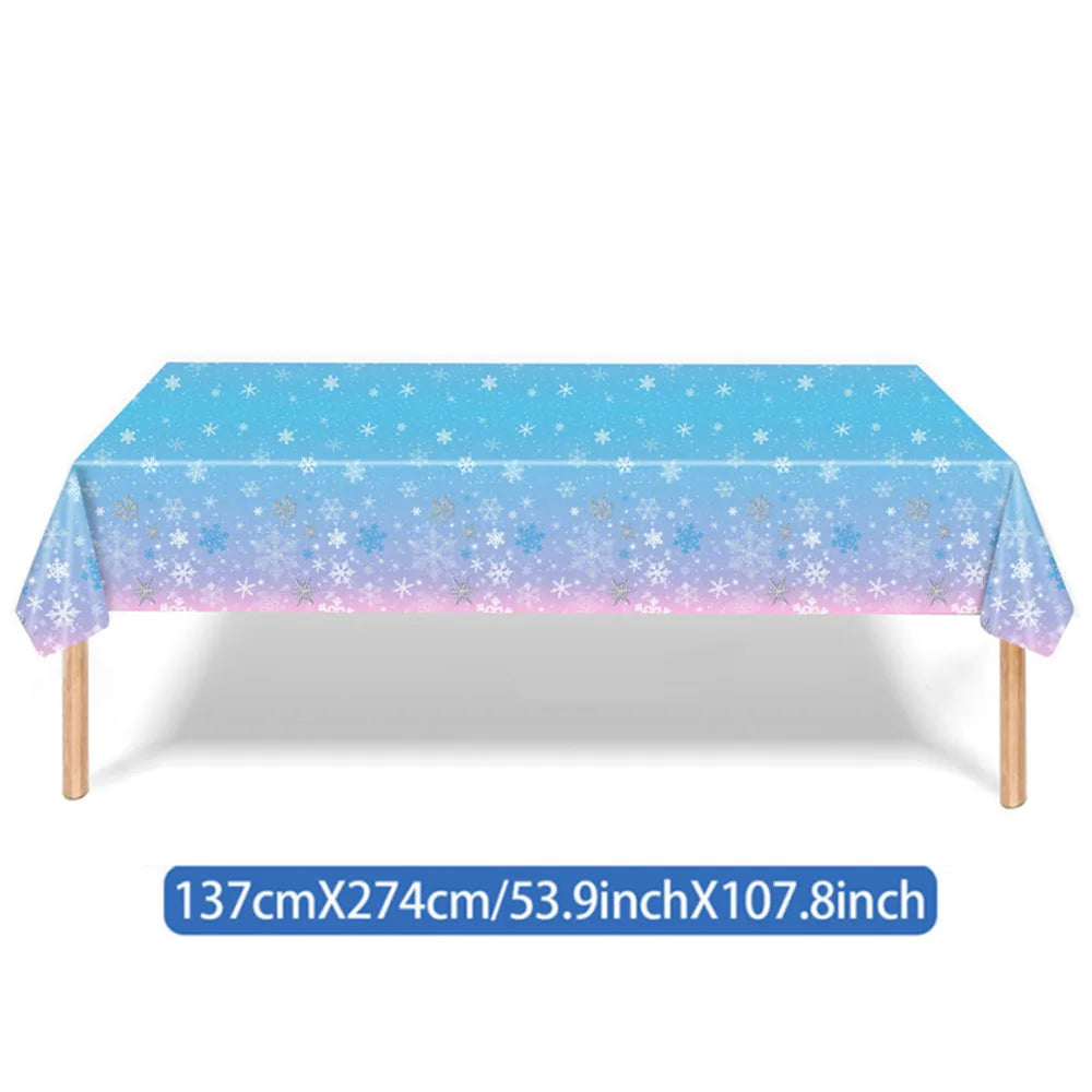 Frozen Winter Birthday Party Supplies – Plates, Cups & Balloons Party Supplies Set Babs Camouflage As pictures show