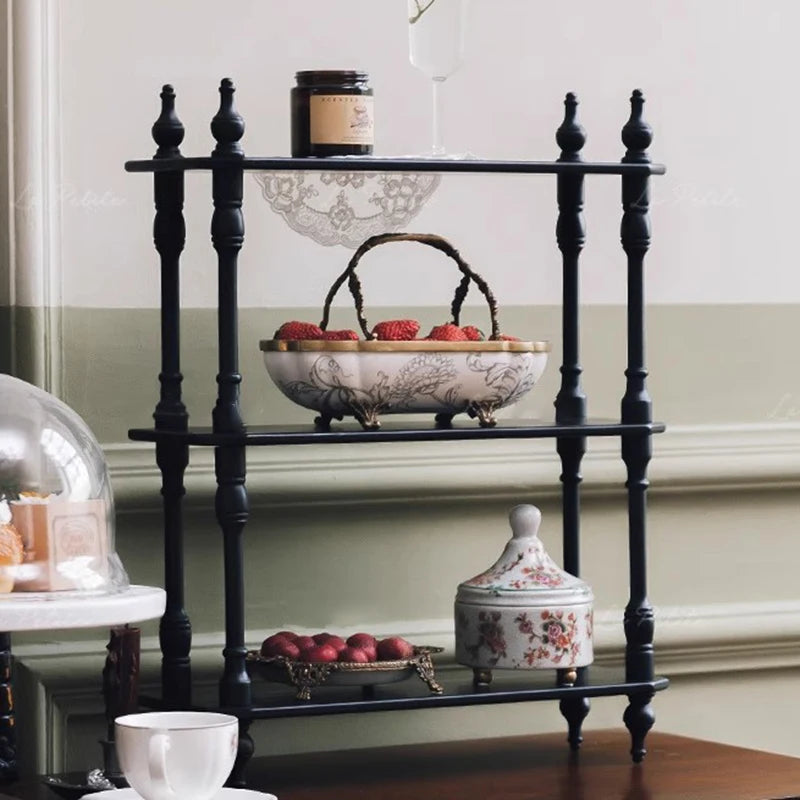 Wooden 3-Tier Storage Shelf Rack | Modern Home Display Wooden Storage Shelf Babs