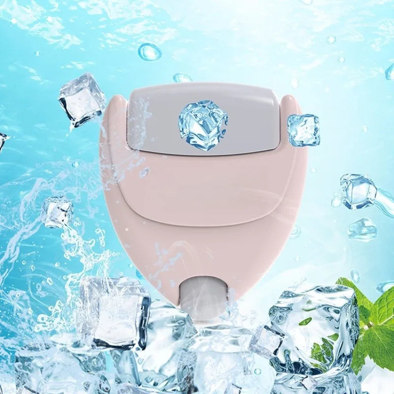 2-in-1 Heart-Shaped Ice Roller Facial & Eye Massager Facial Ice Roller Babs