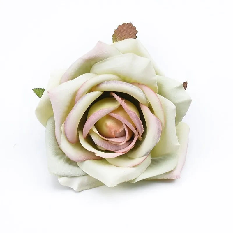 5/10pcs 8cm European Silk Rose Heads – Artificial Wedding Flowers Artificial Flower Heads Babs 5 10 Pieces