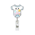 Anime Organ Shaker Retractable Badge Reel with Alligator Clip Retractable Badge Reel Babs A2