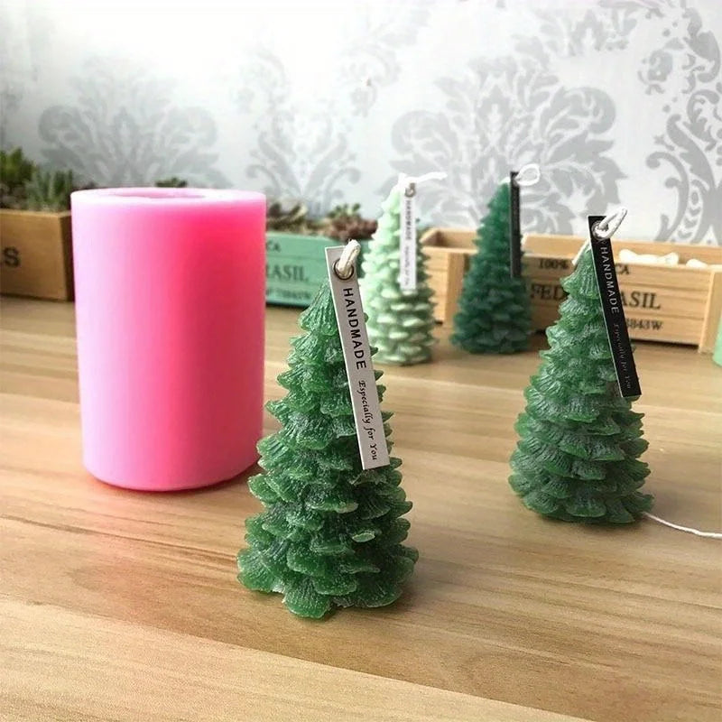 Christmas Tree Silicone Mold – DIY Candle, Soap & Plaster Silicone Craft Mold Babs