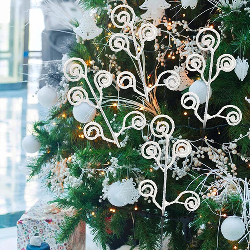 Artificial Pine Branch Garland – Fake Christmas Tree Décor 10/20 Pcs Artificial Pine Garland Babs