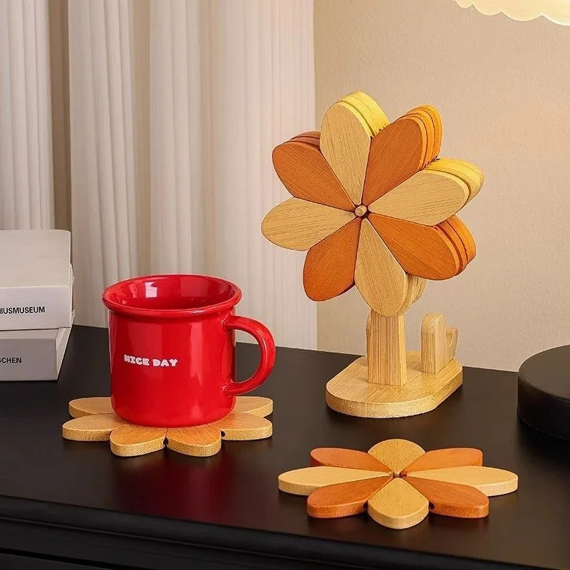 Windmill Coaster – Heat Resistant Placemat & Table Decor Kitchen Coaster Placemat Babs
