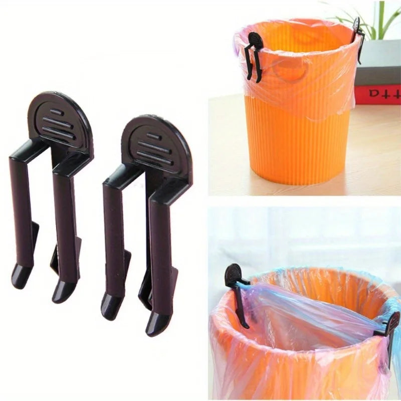 4pcs Trash Bag Holder Clips – Anti-Slip Bucket Retaining Clips Trash Bag Clips Babs