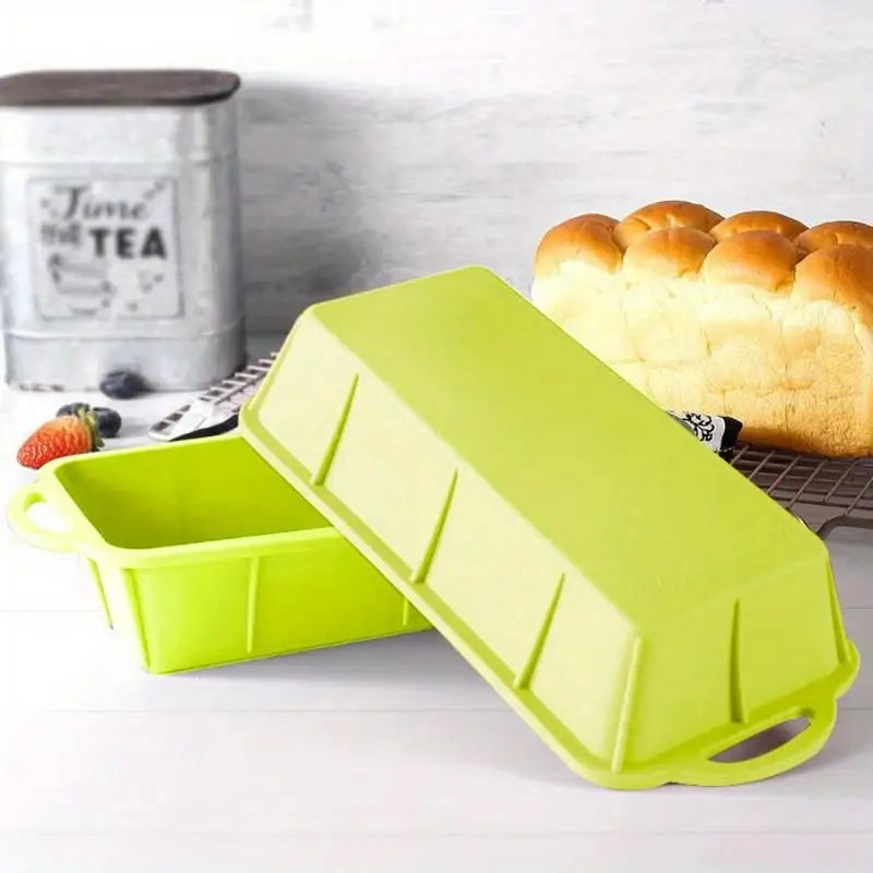 Rectangular Silicone Cake Mold – Non-Stick Bread & Toast Pan Silicone Baking Mold Babs