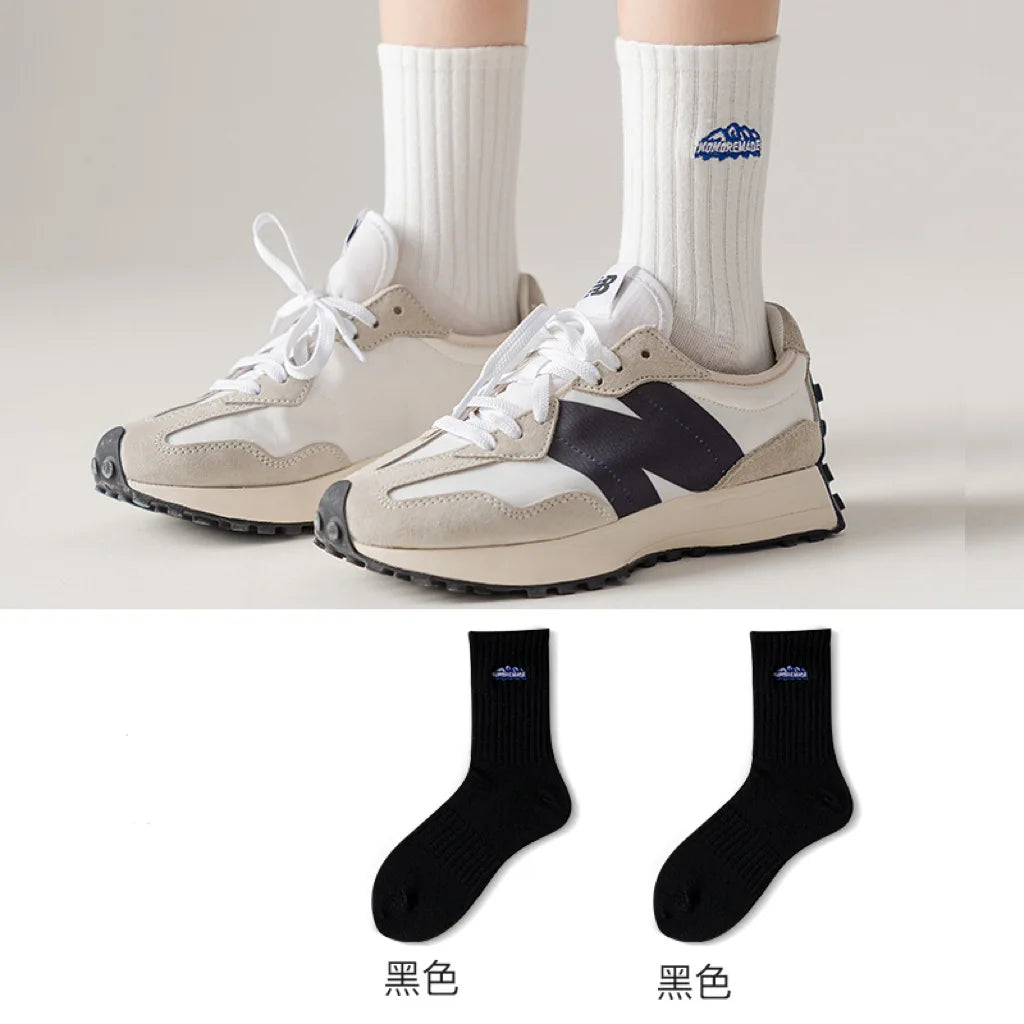 Men's Thick Odor-Resistant Mid-Tube Sports Socks – 5 Pairs Men's Sports Socks Babs 5pcs One Size