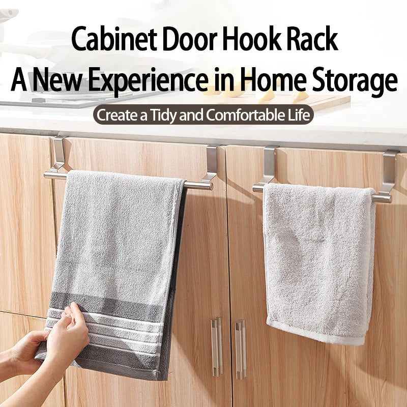 Stainless Steel Under-Sink Towel Rack & Organizer Under-Sink Towel Rack Babs