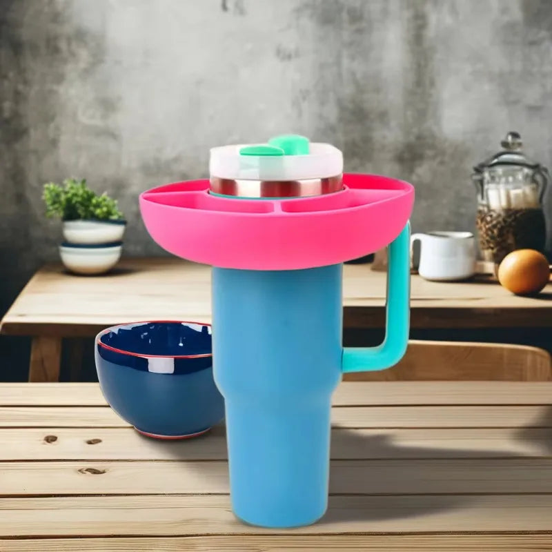 Silicone Non-Spill Pet Feeding Bowl & Snack Tray for Dogs & Cats Pet Feeding Bowl Babs
