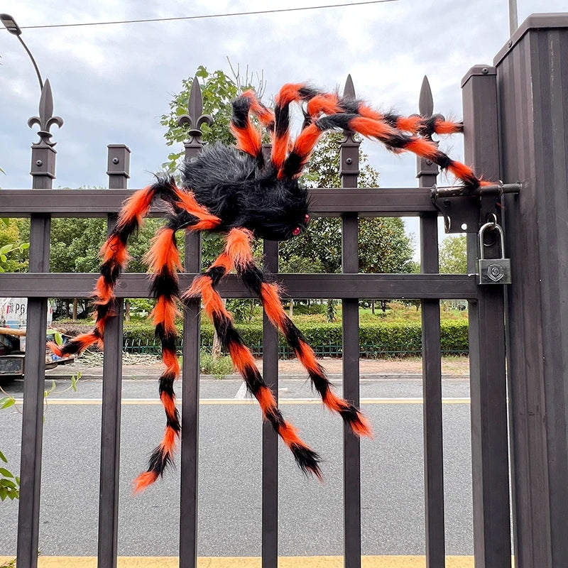 49-Inch Giant Halloween Spider Prop – Indoor & Outdoor Decor Halloween Spider Prop Babs