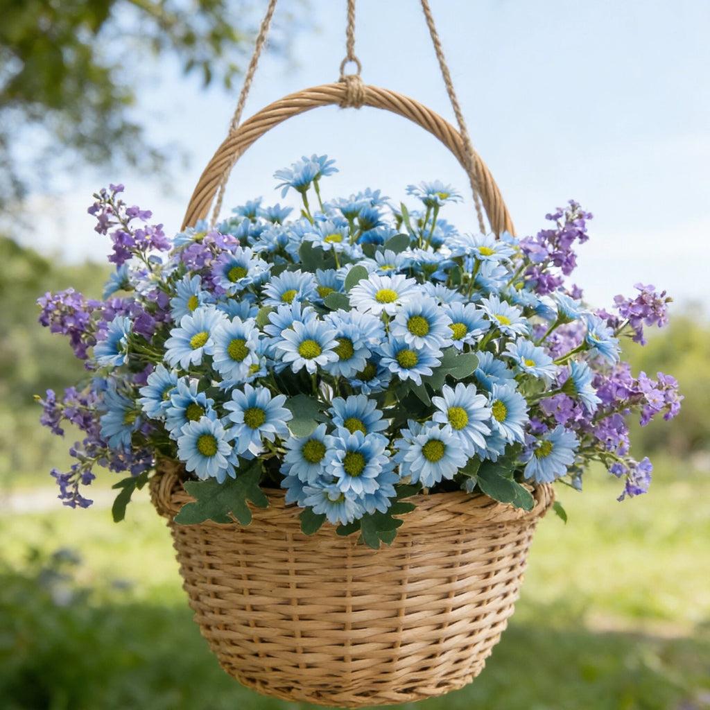 Silk Daisy Artificial Flowers for Home, Wedding & Party Decor Artificial Silk Flowers Babs