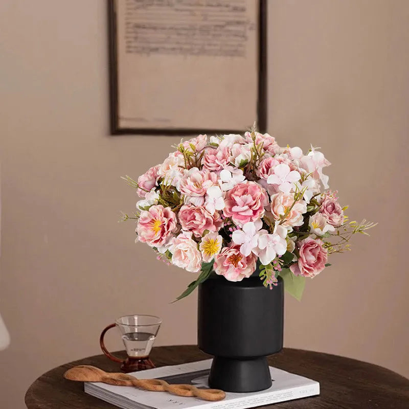 Silk Peony Rose Artificial Flowers for Wedding & Home Décor Artificial Silk Flowers Babs