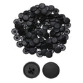 100pcs Snap Screw Caps – Furniture Bolt & Nut Cover Lids Snap Screw Caps Babs black-11MM