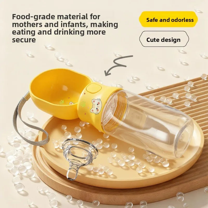 Portable Pet Water Bottle Travel Cup – Leak Proof for Dogs & Cats Pet Travel Bottle Babs