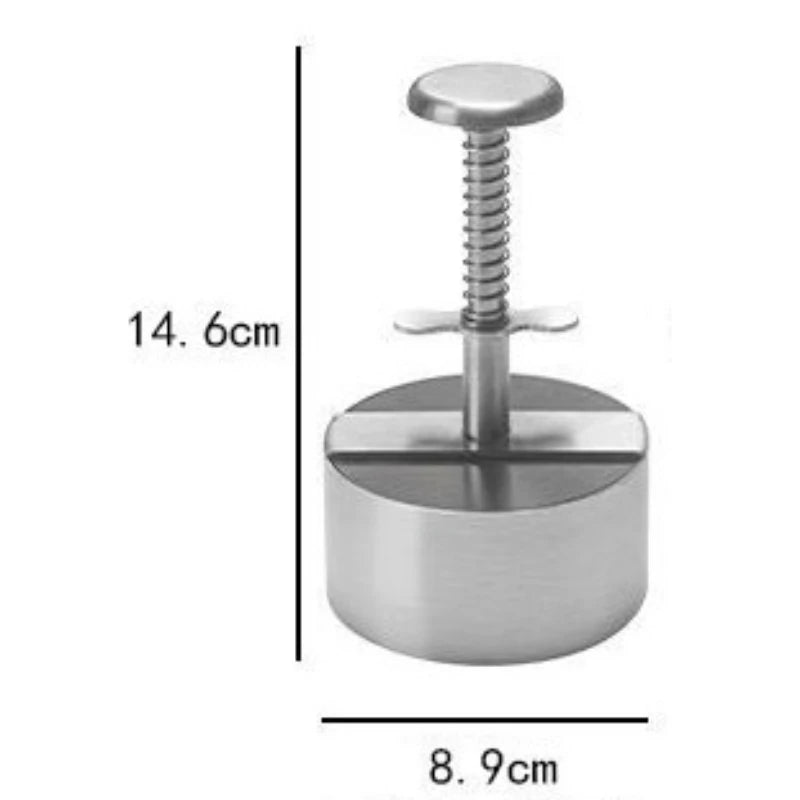 Stainless Steel Burger Patty Press & Rice Ball Mold Burger Patty Press Babs Diameter 89mm