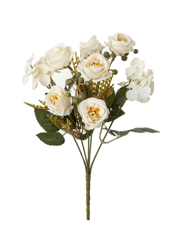 Silk French Rose Artificial Flowers – Wedding & Home Décor Artificial Silk Flowers Babs Color 2 1 pc