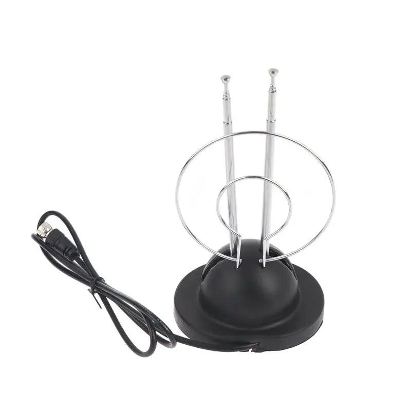 Indoor Loop Rabbit Antenna VHF UHF HDTV Analog Digital Signal Indoor TV Antenna Babs