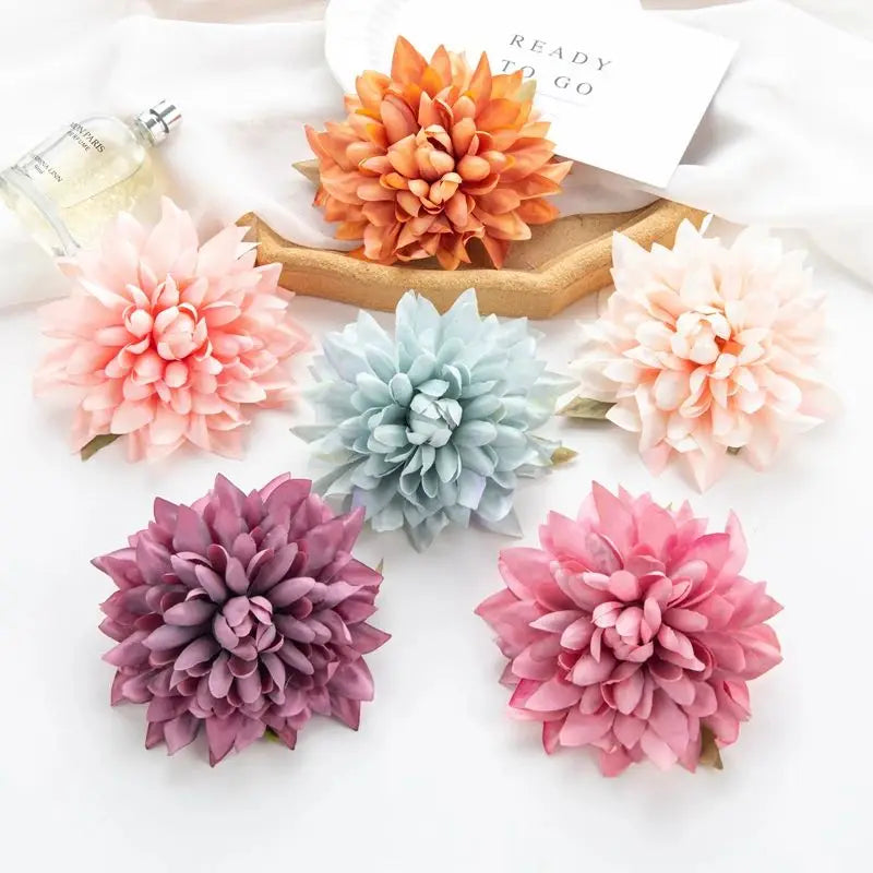 Silk Gerbera Artificial Flowers 5/10Pcs – Wedding & Home Decor Artificial Silk Flowers Babs